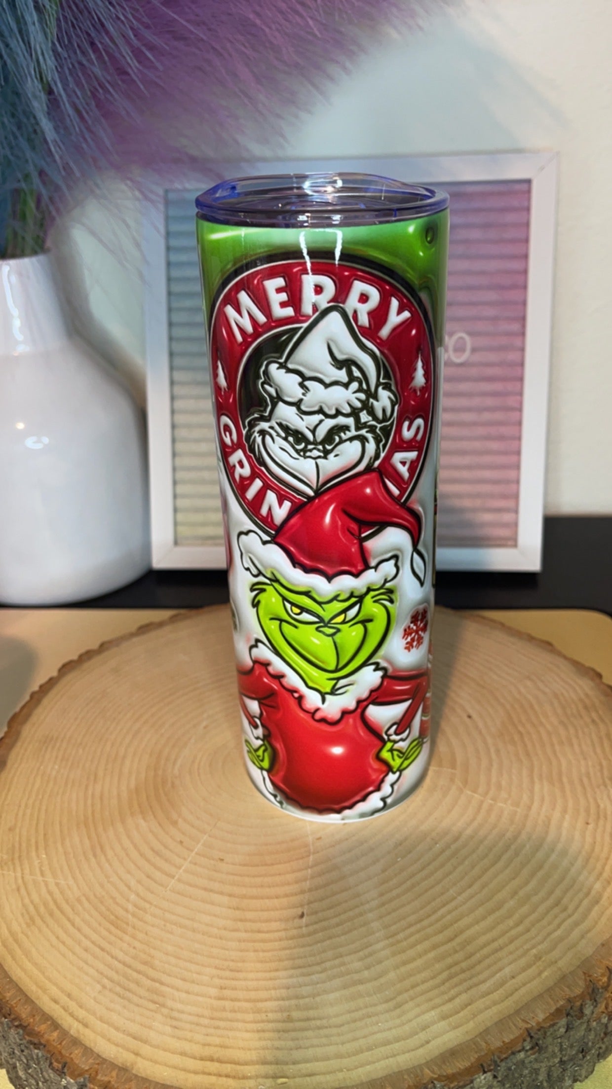 The Grinch Tumbler – 3 Sisters Creations