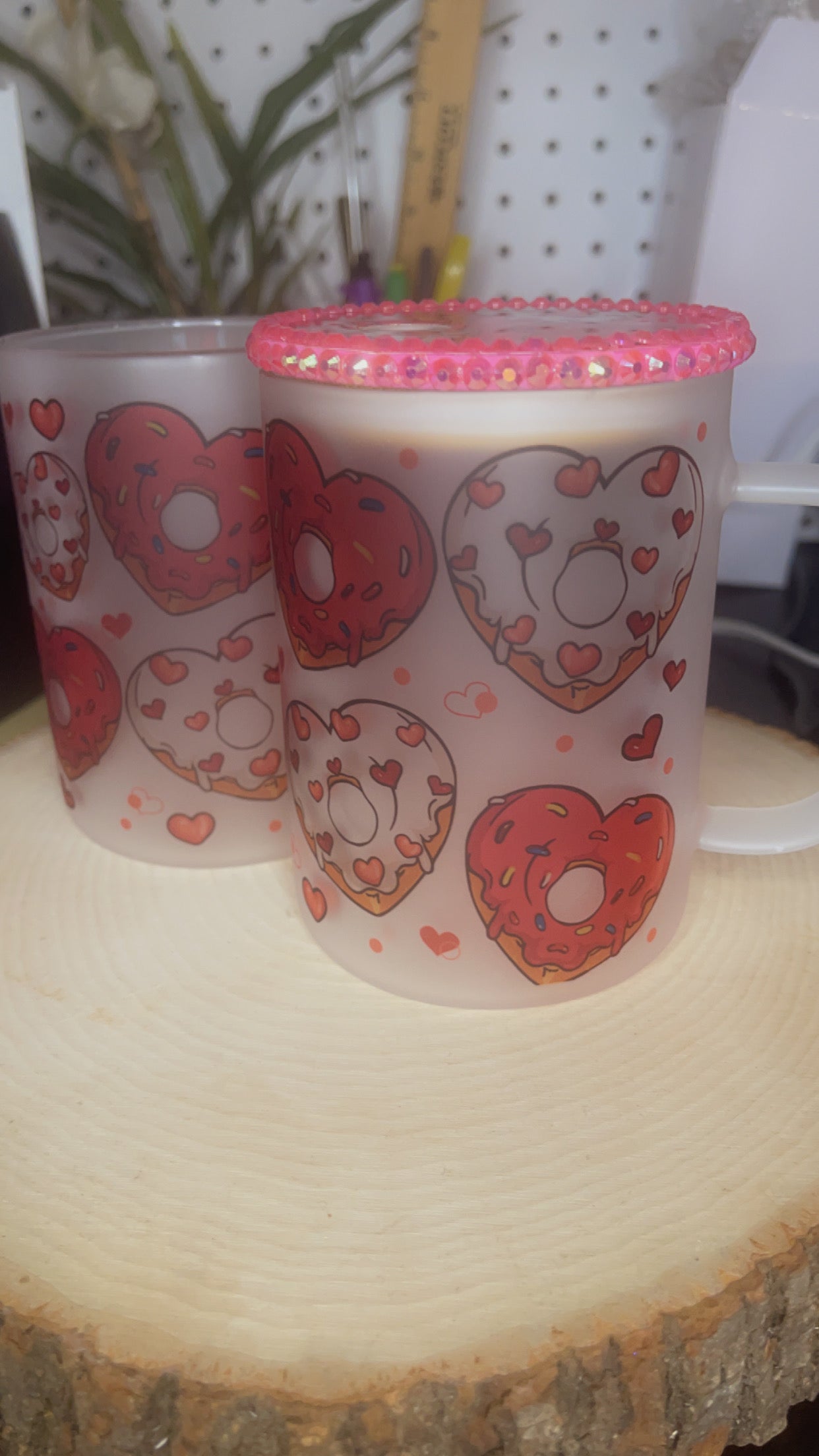 Donut Glass Mug