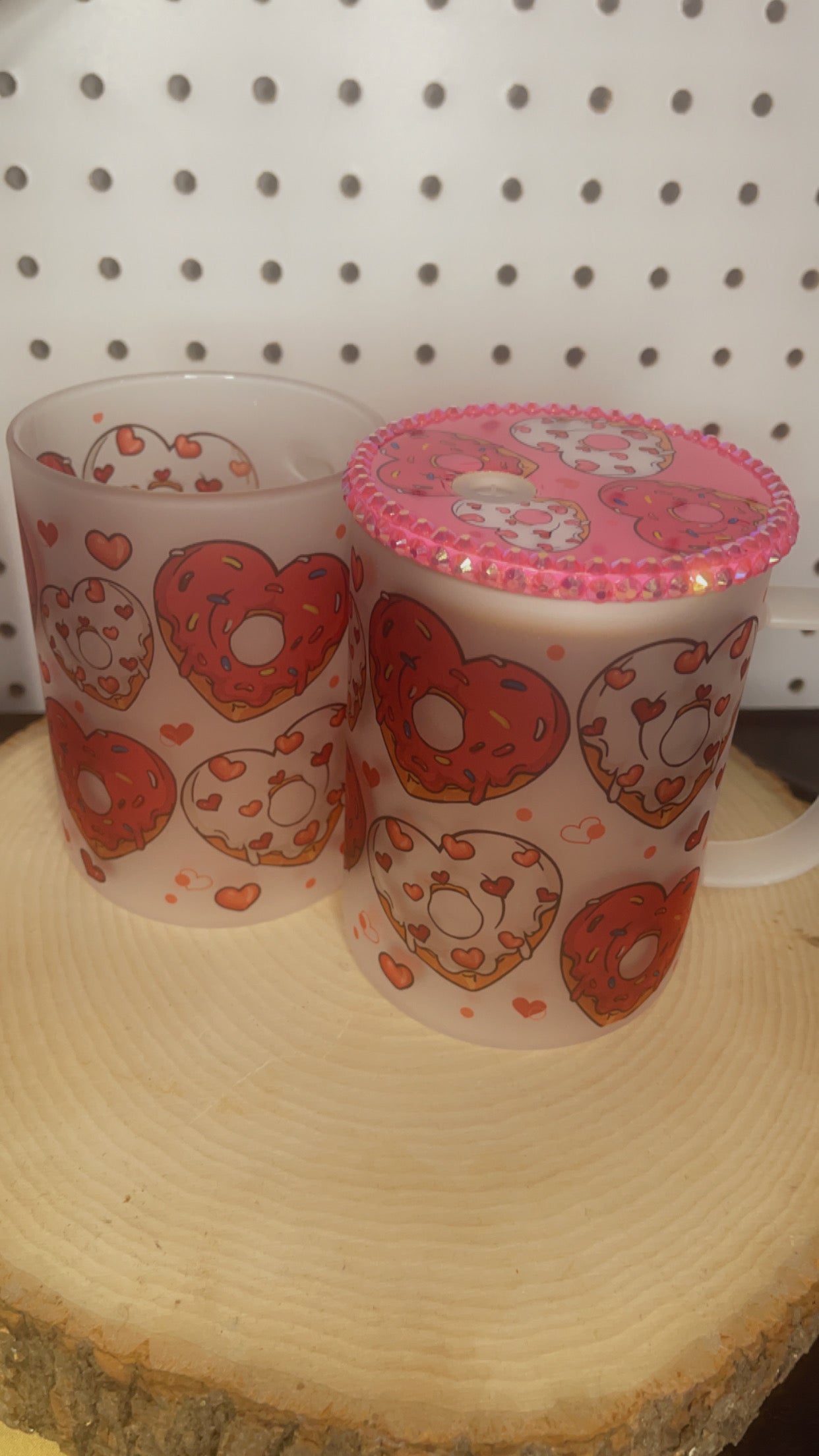 Donut Glass Mug