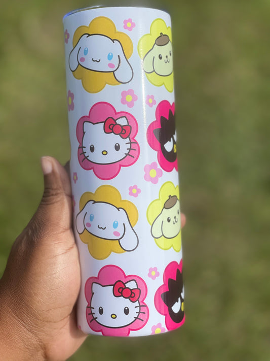 Kawaii Kitty & Friends Tumbler