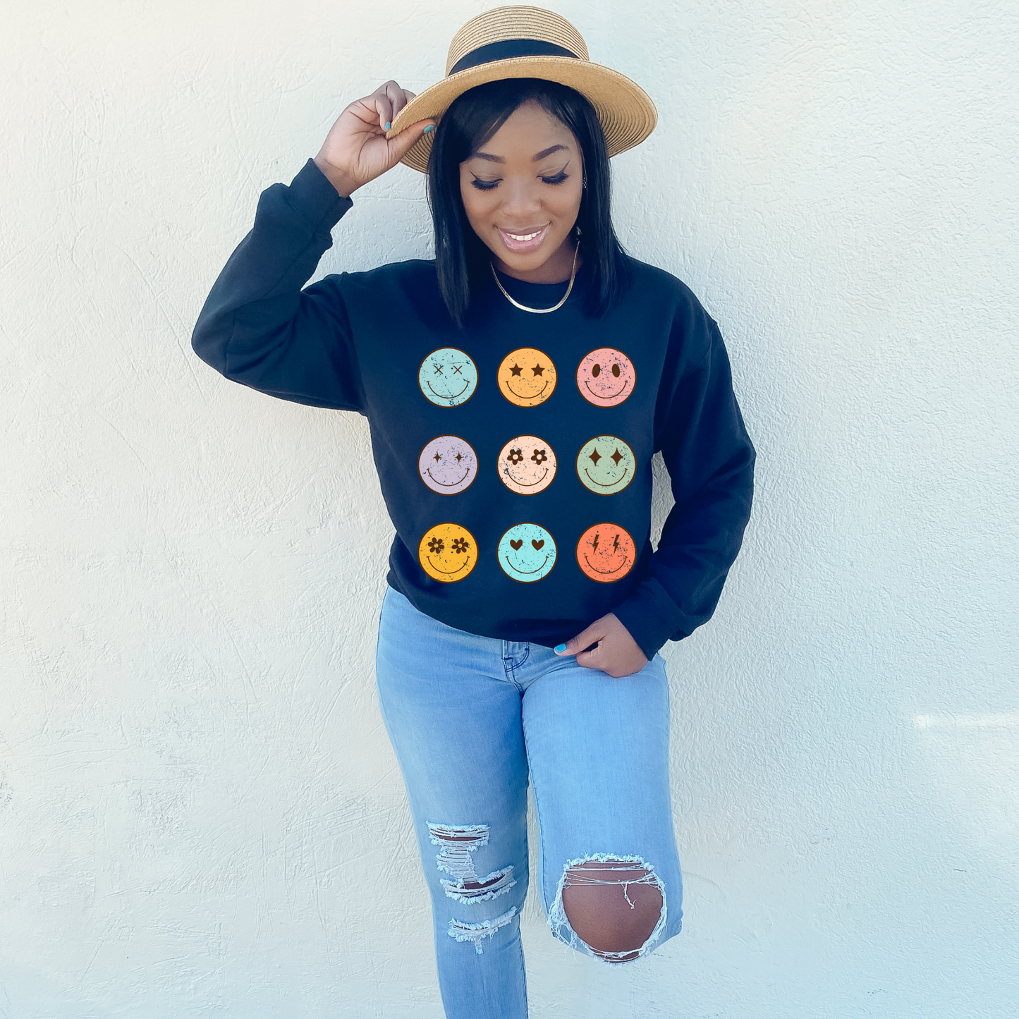 Retro Emoji Unisex Sweatshirt